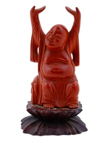 VINTAGE CHINESE LAUGHING BUDDHA FIGURINE