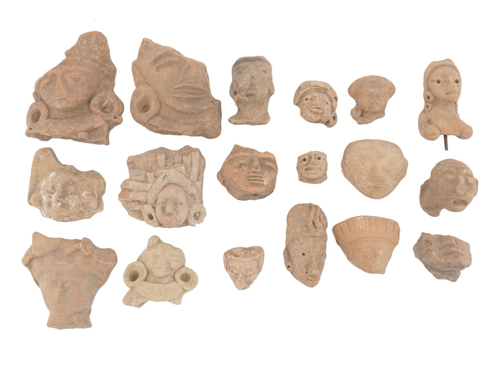 PRE COLUMBIAN MESOAMERICA VERACRUZ CERAMIC PIECES (1 of 4)