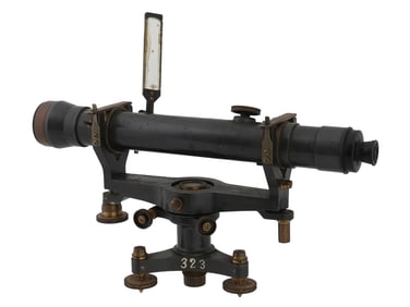 ANTIQUE SURVEYORS LEVEL BY FENNEL SOHNE SURVEY SCOPE