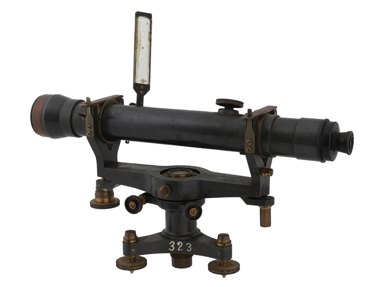 ANTIQUE SURVEYORS LEVEL BY FENNEL SOHNE SURVEY SCOPE (1 of 11)