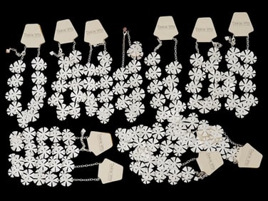 LOT OF FRENCH DOLCE VITA COSTUME JEWELRY NECKLACES