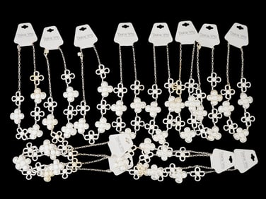 VINTAGE FRENCH DOLCE VITA COSTUME JEWELRY NECKLACES