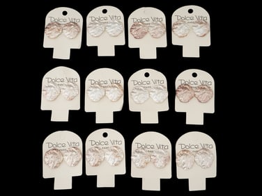 FRENCH DOLCE VITA COSTUME JEWELRY CLIP EARRINGS