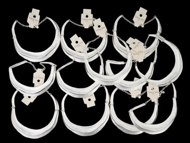 LOT OF FRENCH DOLCE VITA TORQUE NECKLACES