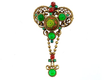 VINTAGE JULIANA BROOCH BY DELIZZA AND ELSTER