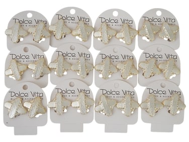 FRENCH DOLCE VITA COSTUME JEWELRY CLIP EARRINGS
