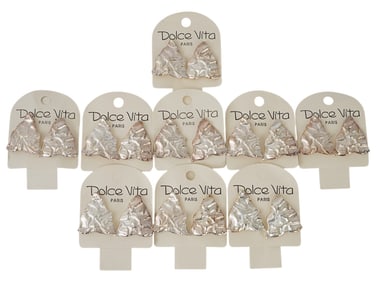 VINTAGE FRENCH DOLCE VITA COSTUME JEWELRY EARRINGS