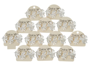 VINTAGE FRENCH DOLCE VITA COSTUME JEWELRY BROOCHES