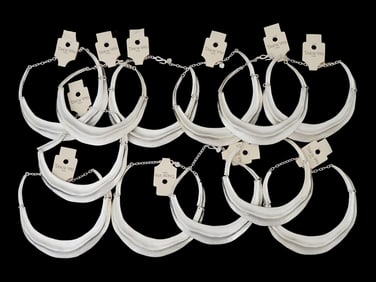 LOT OF FRENCH DOLCE VITA TORQUE NECKLACES