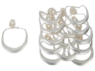 LOT OF FRENCH DOLCE VITA TORQUE NECKLACES