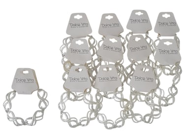 VINTAGE FRENCH DOLCE VITA COSTUME JEWELRY BRACELETS