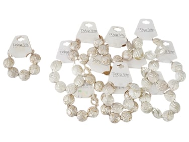 LOT OF FRENCH DOLCE VITA COSTUME JEWELRY BRACELETS