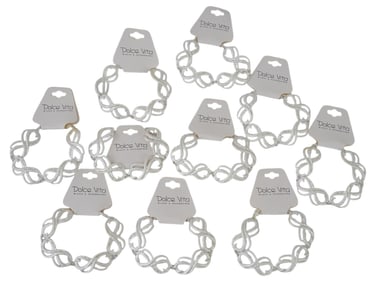LOT OF FRENCH DOLCE VITA COSTUME JEWELRY BRACELETS