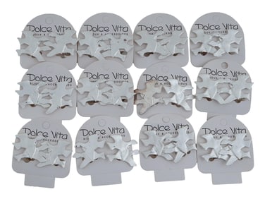 GROUP OF VINTAGE FRENCH DOLCE VITA CLIP ON EARRINGS