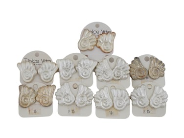 LOT OF FRENCH DOLCE VITA CLIP ON EARRINGS