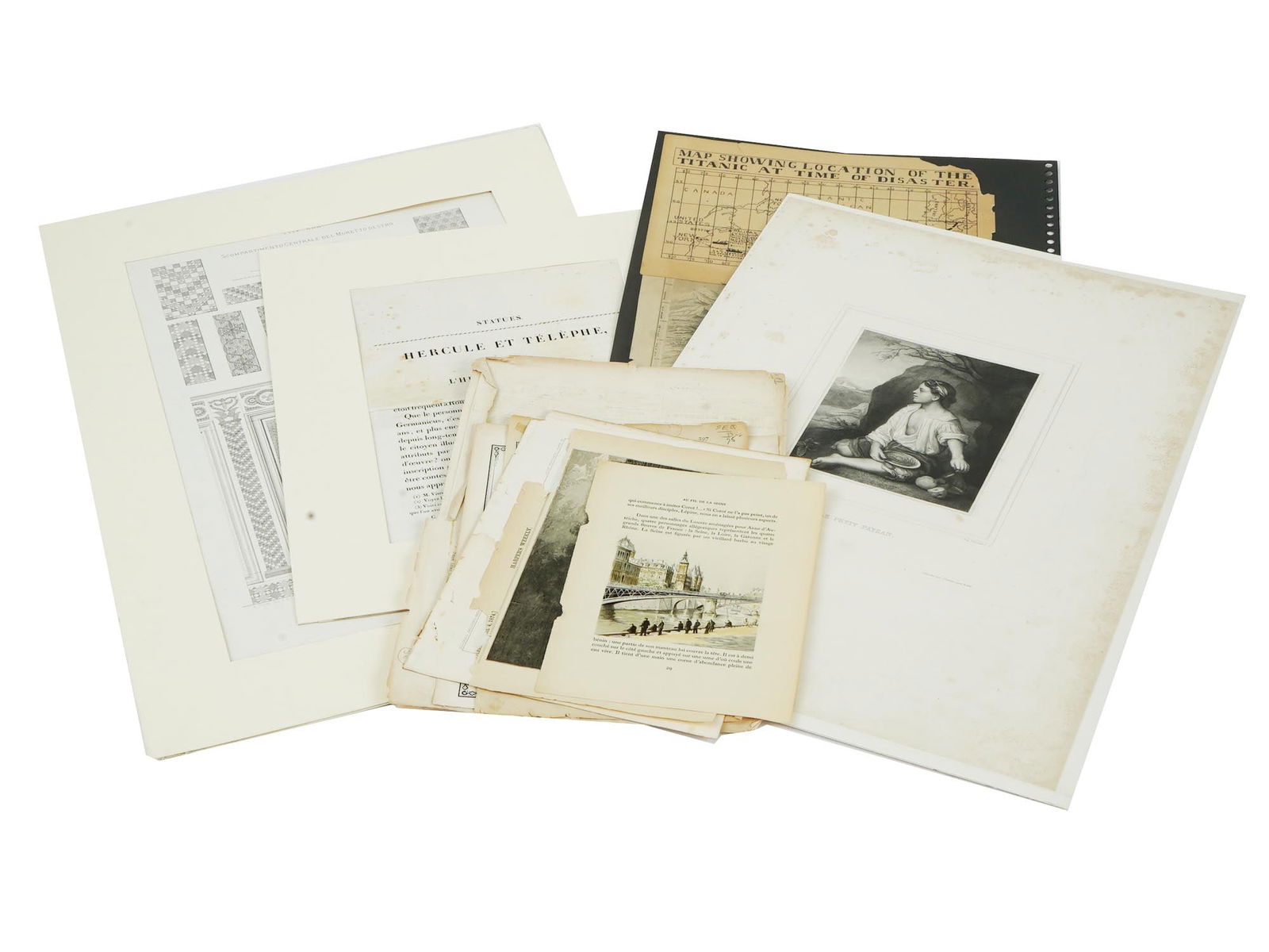 ANTIQUE FRENCH ENGRAVINGS AND BOOK ILLUSTRATIONS (1 of 6)