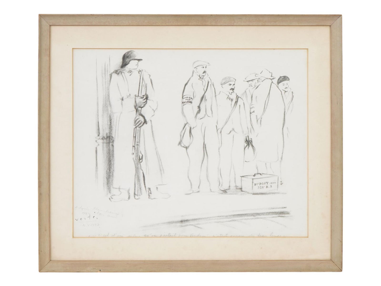 LTD FRENCH LITHOGRAPH BY MARCEL VERTES SIGNED