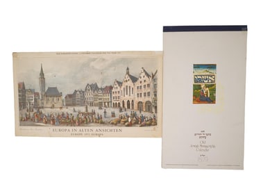 VINTAGE JEWISH AND EUROPEAN CALENDARS
