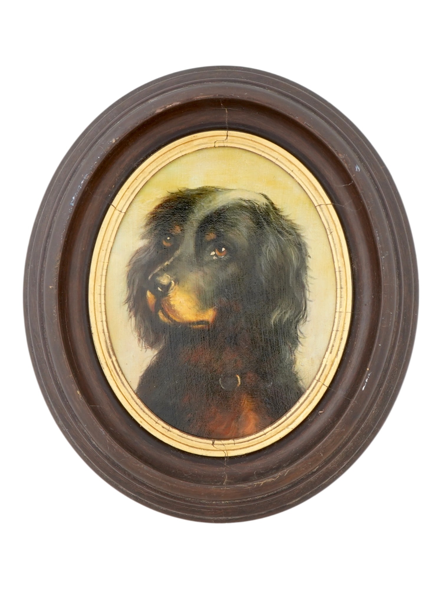 AFTER CARL REICHERT DOG PORTRAIT OIL PAINTING (1 of 3)