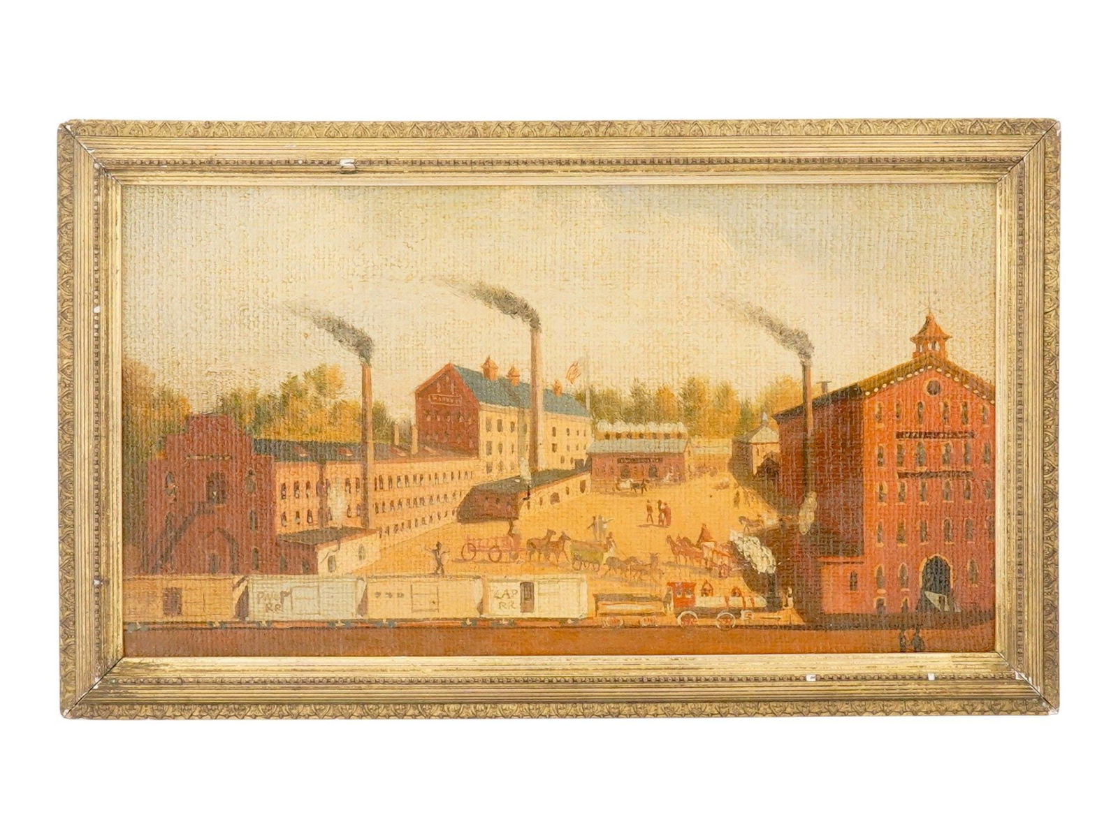 AMERICAN OIL FRANK JONES BREWERY PAINTING (1 of 4)