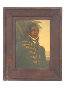 ANTIQUE PAINTING PORTRAIT OF KING KAMEHAMEHA II HAWAII