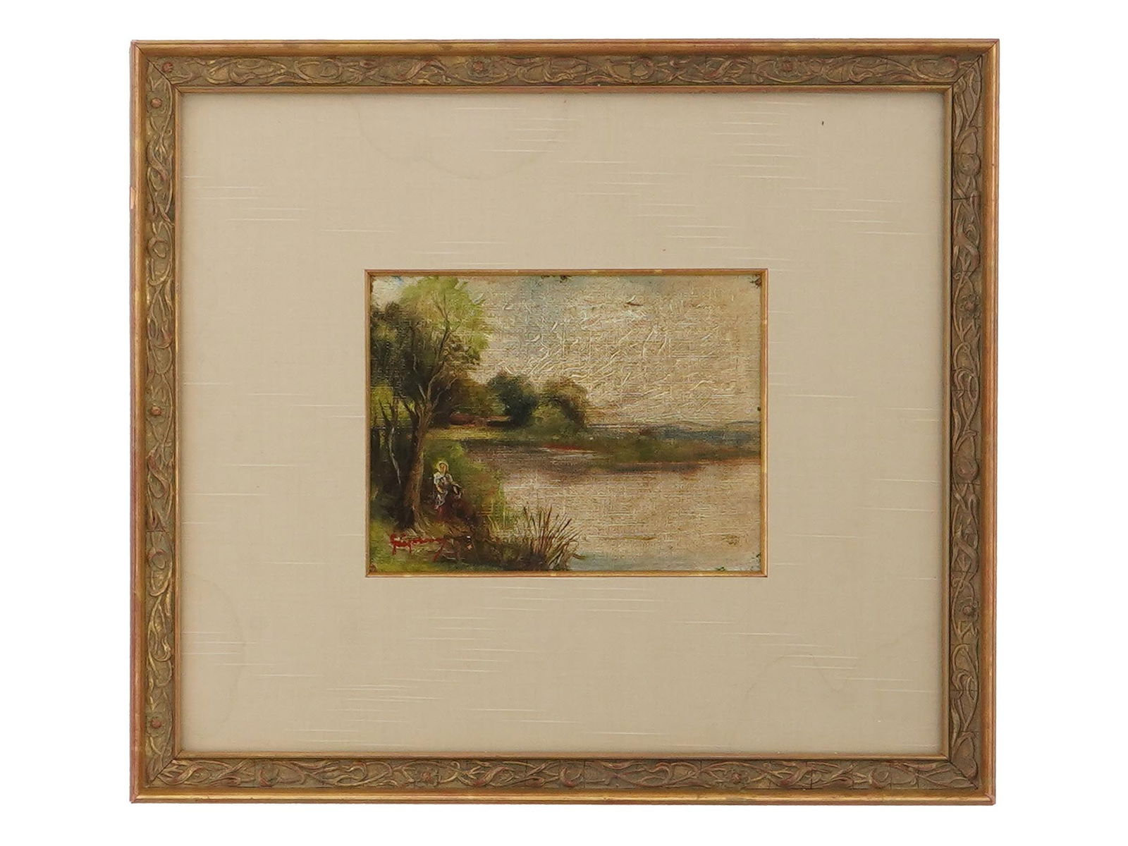 ATTR TO NICOLAE GRIGORESCU ROMANIAN OIL PAINTING (1 of 5)