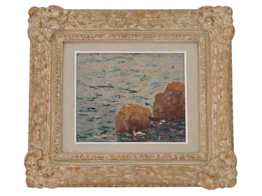 LOUIS VALTAT FRENCH SEASCAPE OIL PAINTING