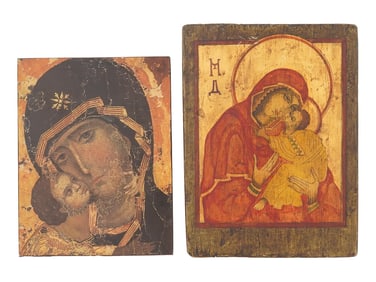 RUSSIAN THEOTOKOS VLADIMIRSKAYA MOTHER OF GOD ICONS