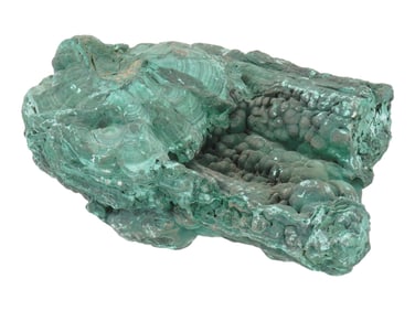 LARGE NATURAL MALACHITE STONE WITH MINERAL FORMATION