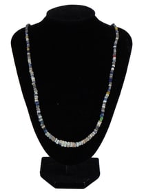 ANCIENT ROMAN MULTICOLOR GLASS BEADED NECKLACE