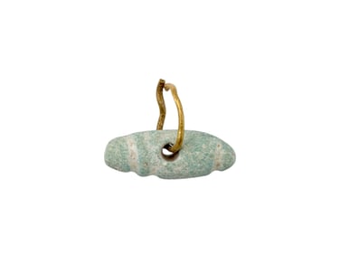 ANCIENT EGYPTO ROMAN EROTIC DESIGN FAIENCE PENDANT