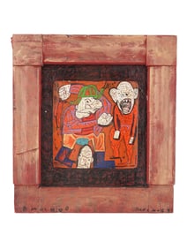 SERGEI PACHOMOW RUSSIAN MIXED MEDIA PAINTING