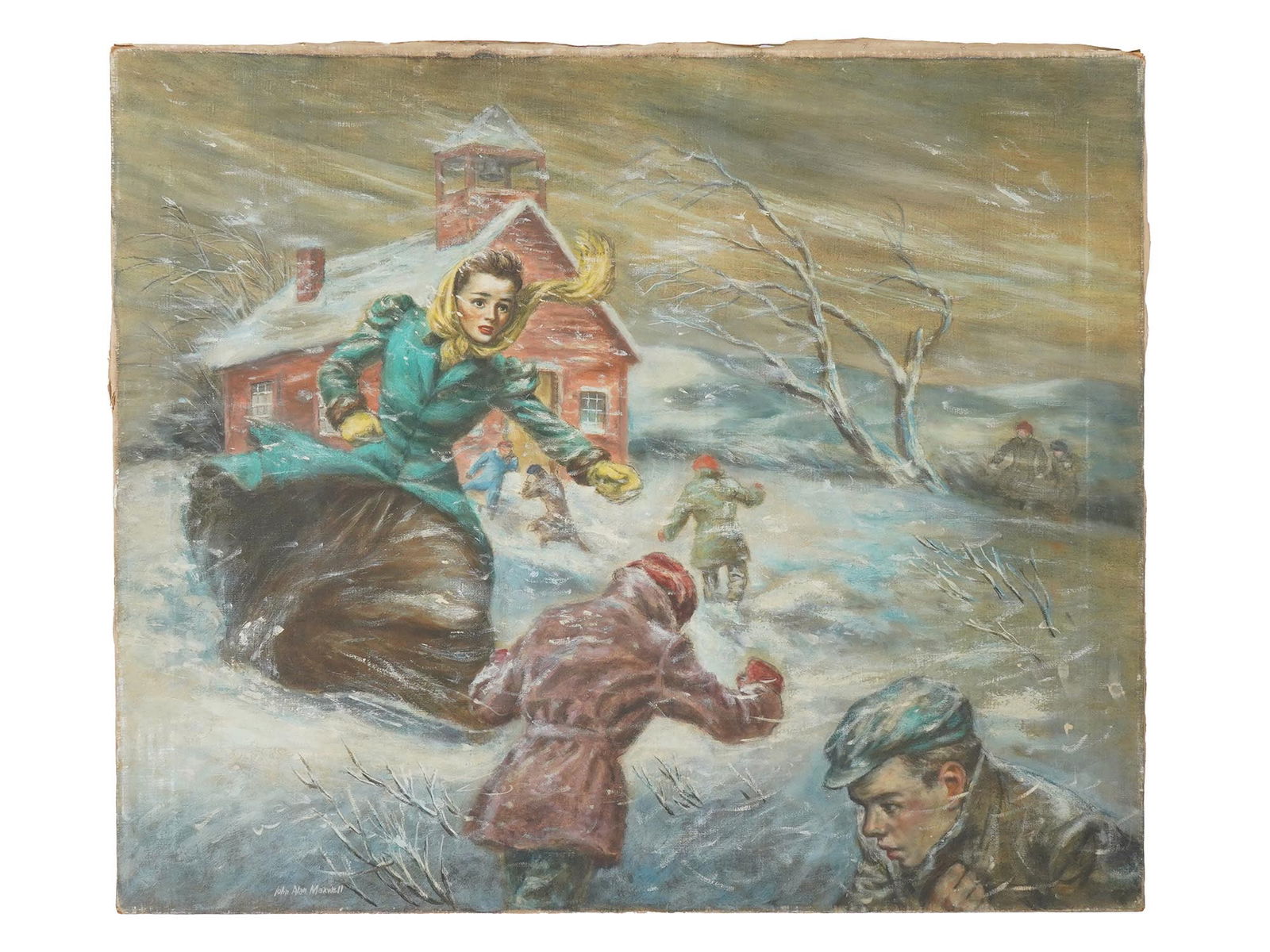 JOHN ALAN MAXWELL AMERICAN OIL PAINTING (1 of 6)