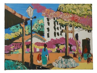 AMERICAN PAINTING BY PAUL HENRIE AFTERNOON OLIVEIRA ST