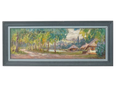 IVAN CHOULTSE RUSSIAN LANDSCAPE OIL PAINTING