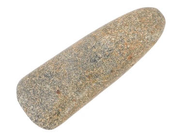 PRE COLOMBIAN CARVED STONE TOOL PETALOID HAND POUNDER