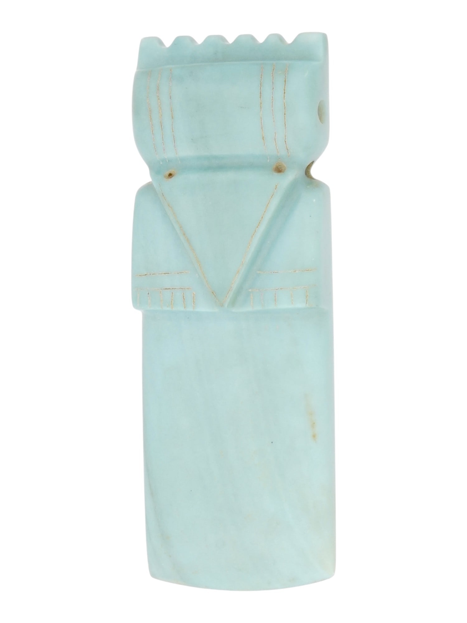 ANCIENT PRE COLUMBIAN  JADE STONE AMULET PENDANT (1 of 6)