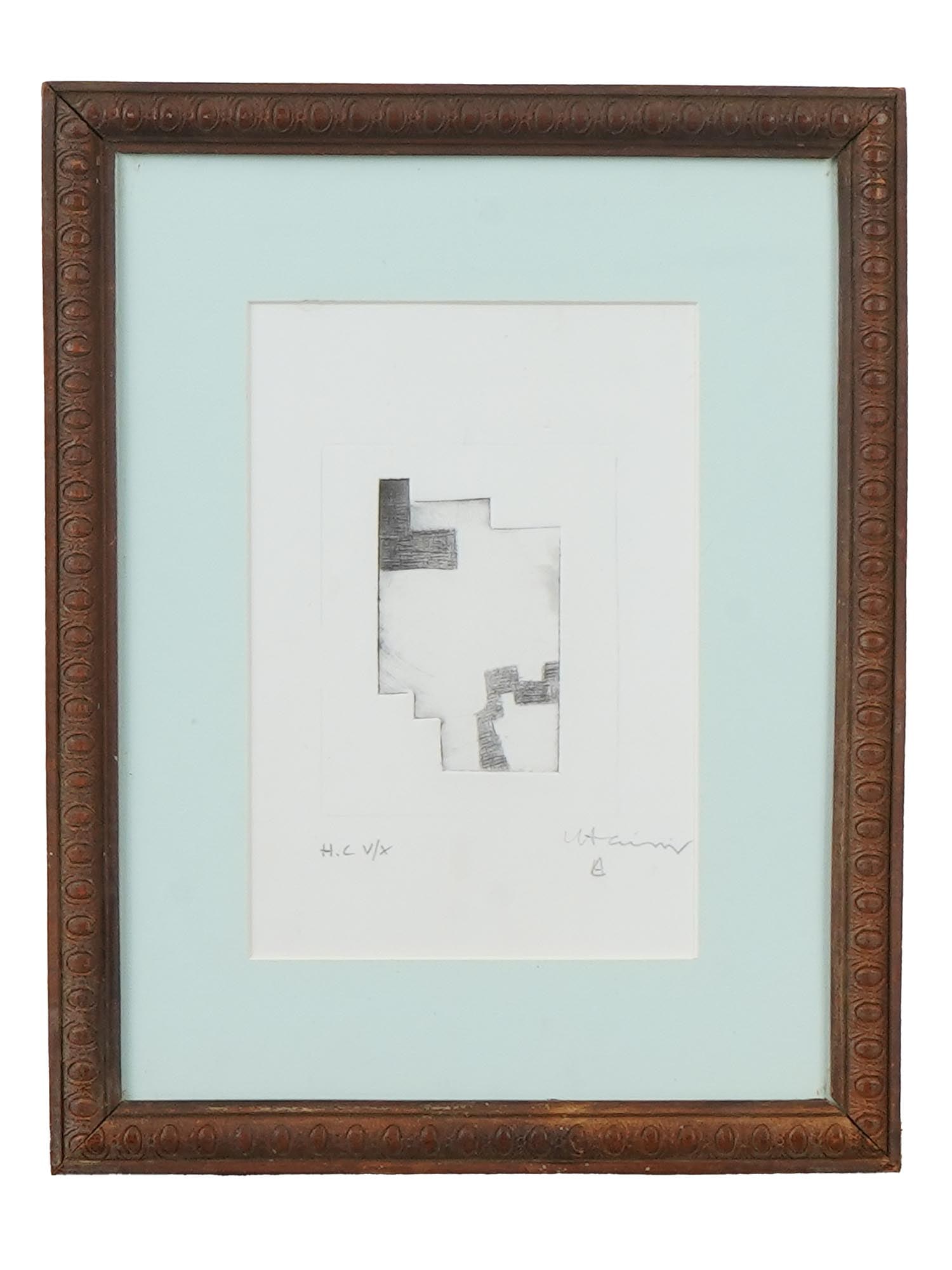 EDUARDO CHILLIDA SPANISH ABSTRACT LTD ED ETCHING (1 of 6)