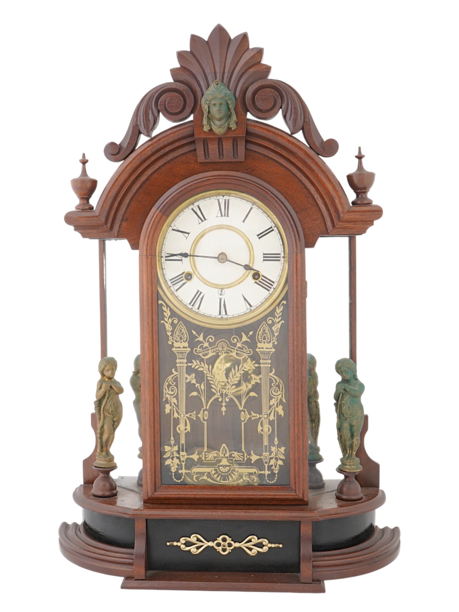 ANTIQUE ANSONIA TRIUMPH 8 DAY MANTEL CLOCK (1 of 10)