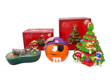 THREE M AND MS GALERIE COLLECTION COOKIE JARS