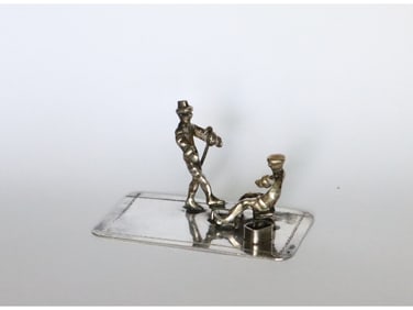 MID CEN DUTCH SILVER MINIATURE BY D.J. AUBERT AND ZN