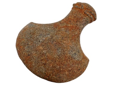 PRE COLOMBIAN HAND CARVED HARD STONE IDOL FIGURE