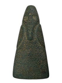 ANCIENT PRE COLUMBIAN CARVED HARD STONE IDOL