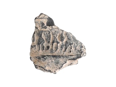 ANCIENT HOLY LAND AREA CLAY FRAGMENT 2000 TO 1000 BC