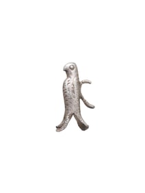 ANCIENT ROMAN SILVER EAGLE FIGURINE 100 TO 300 AD