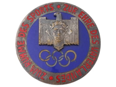 BERLIN 1936 SUMMER OLYMPIC GAMES PIN BADGE