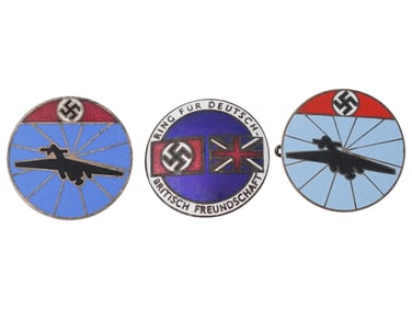 WWII NAZI GERMAN THIRD REICH AIRCRAFT REPORTING BADGES
