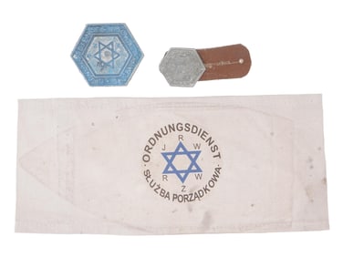 WWII STYLE NAZI GERMAN WARSAW GHETTO POLICE PIECES