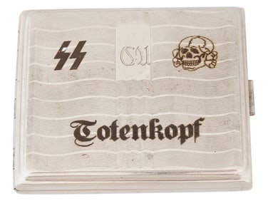 GERMAN WWII MODEL WAFFEN SS DIVISION CIGARETTE CASE