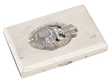 WWII TYPE GERMAN TANK ASSAULT CIGARETTE CASE